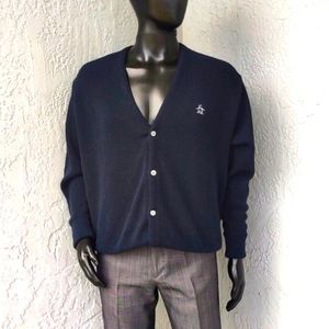 MunsingwearGrand Slam Cardigan Men's Large Munsingwear Sweater Penguin Vintage